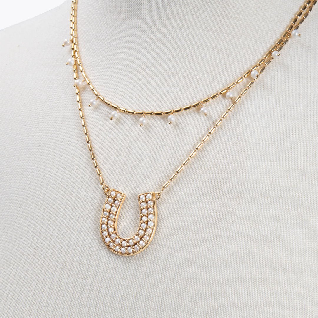 Prism - Linea Pearl Equestrian Earring