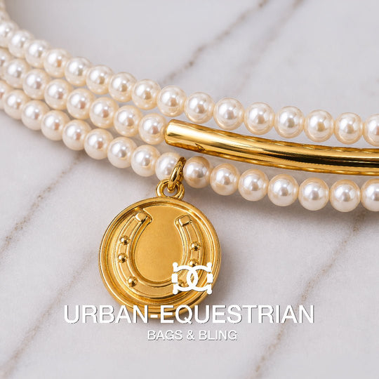 Prism - Linea Pearl Equestrian Earring