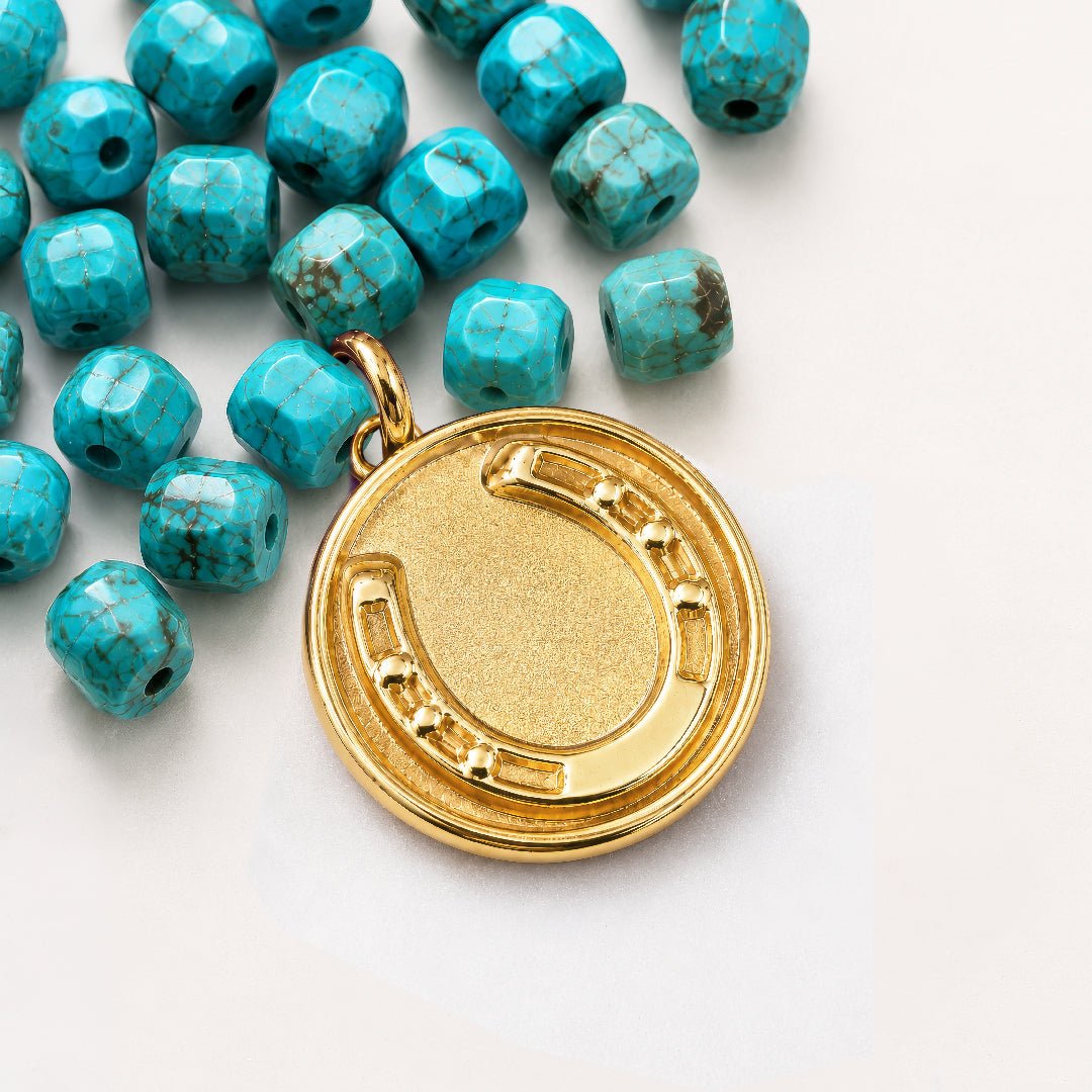 Prism - Linea Turquoise Equestrian Earring
