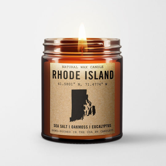 Rhode Island Homestate Candle