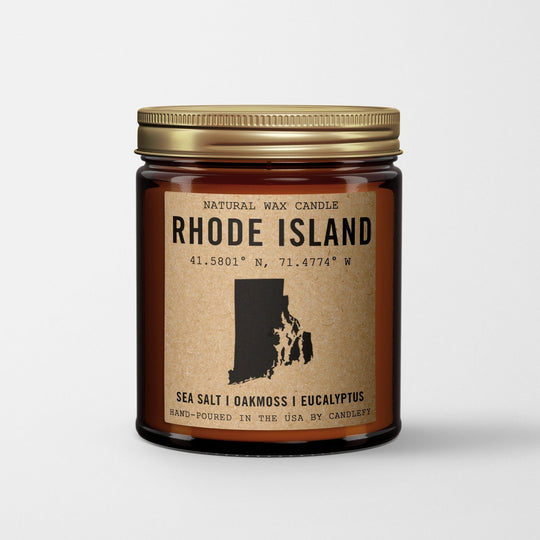 Rhode Island Homestate Candle