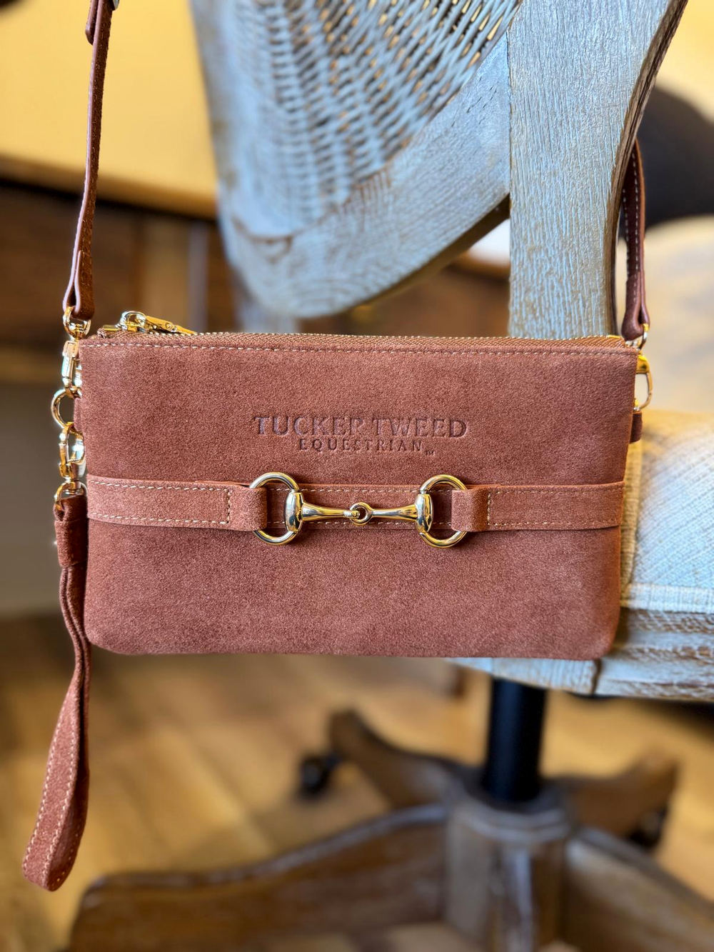 Wellington Wristlet Sorrel Suede Edition