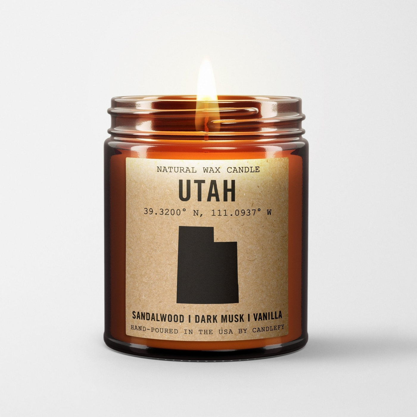 Utah Homestate Candle