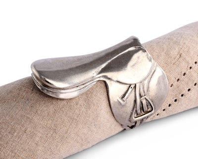 English Saddle Napkin Rings