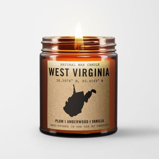 West Virginia Homestate Candle