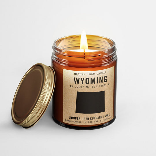 Wyoming Homestate Candle