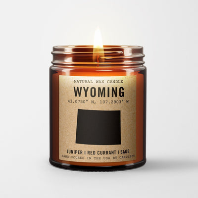 Wyoming Homestate Candle