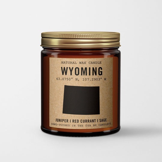 Wyoming Homestate Candle
