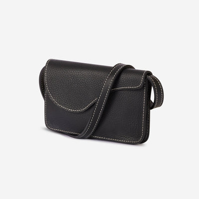 Paddock Convertible Belt Bag in Pebbled Leather by Oughton