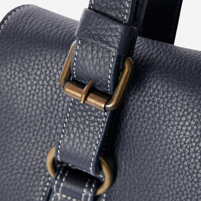 Paddock Lux Shoulder Bag in Pebbled Leather by Oughton