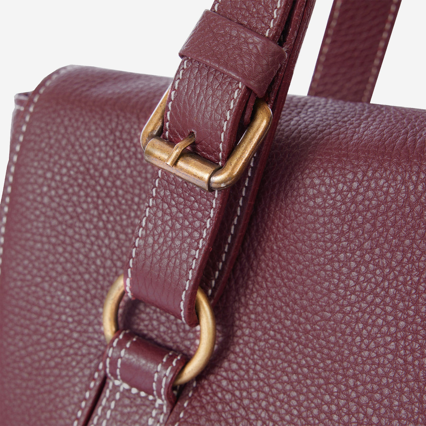 Paddock Lux Shoulder Bag in Pebbled Leather by Oughton