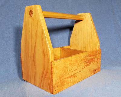 Handcrafted Grooming Tote by Wahbees Woodworking