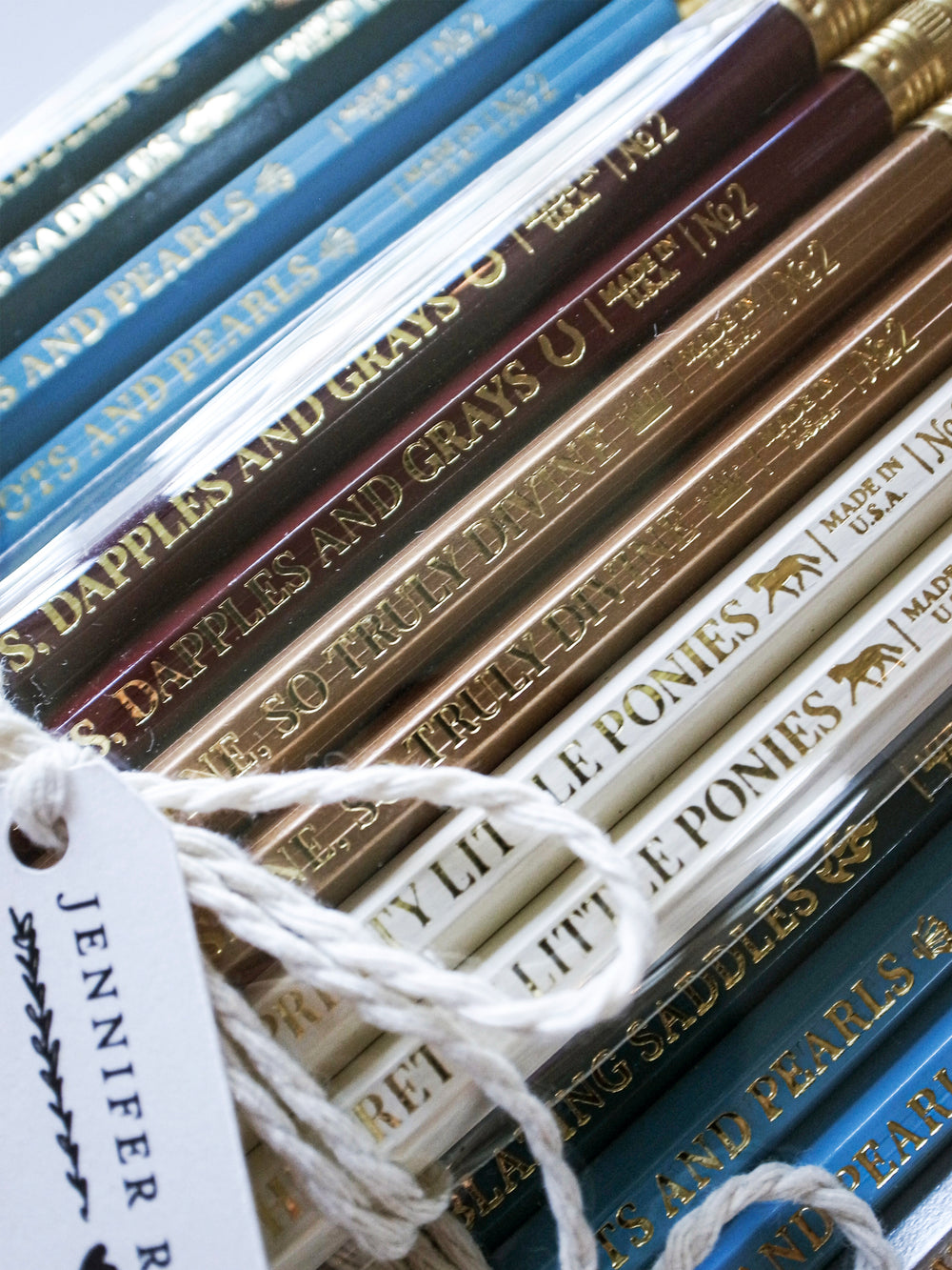 Equestrian Pencil Set: Blazing Saddles