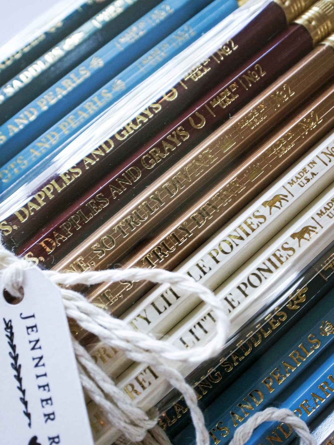 Equestrian Pencil Set: Blazing Saddles