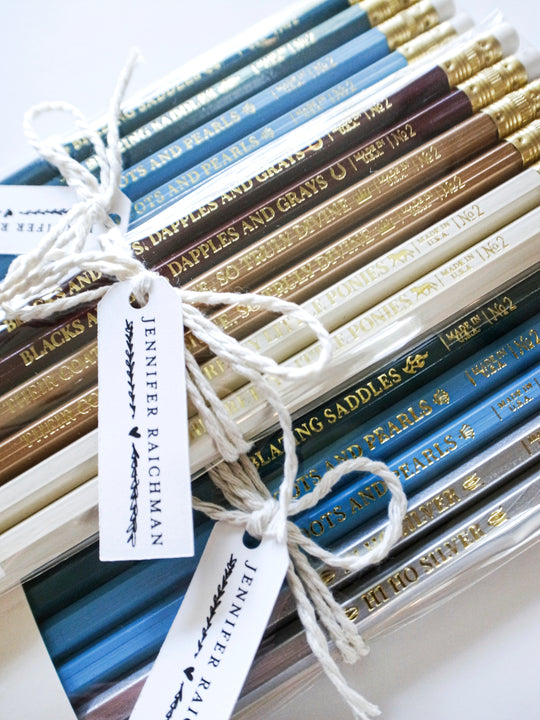 Equestrian Pencil Set: Blazing Saddles