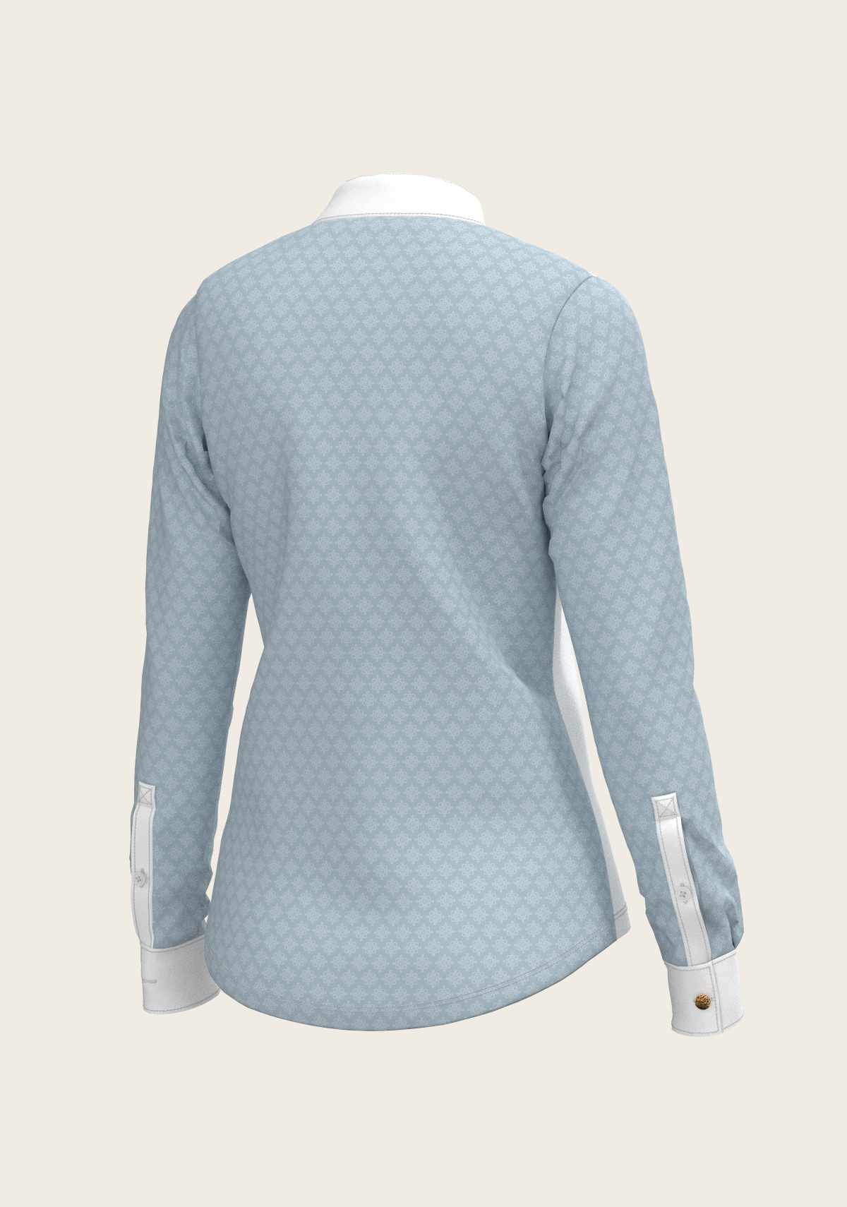 Sky Blue Long Sleeve Show Shirt by Espoir Equestrian