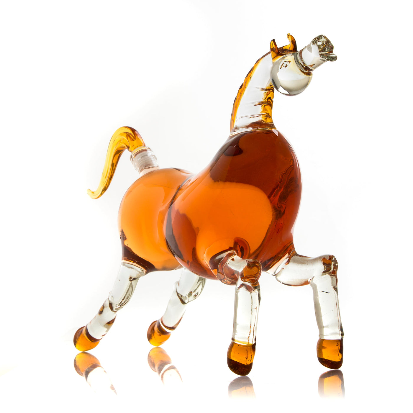 The Wine Savant Horse Derby Decanter for Bourbon, Whiskey, Scotch, Vodka, Rum, Tequila or Any Other Drink 1000ml Decanter (Horse) by The Wine Savant