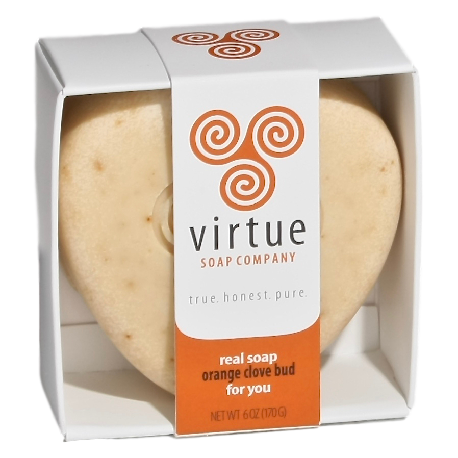 you : : orange clove bud soap : : 6oz by Virtue Soap Company