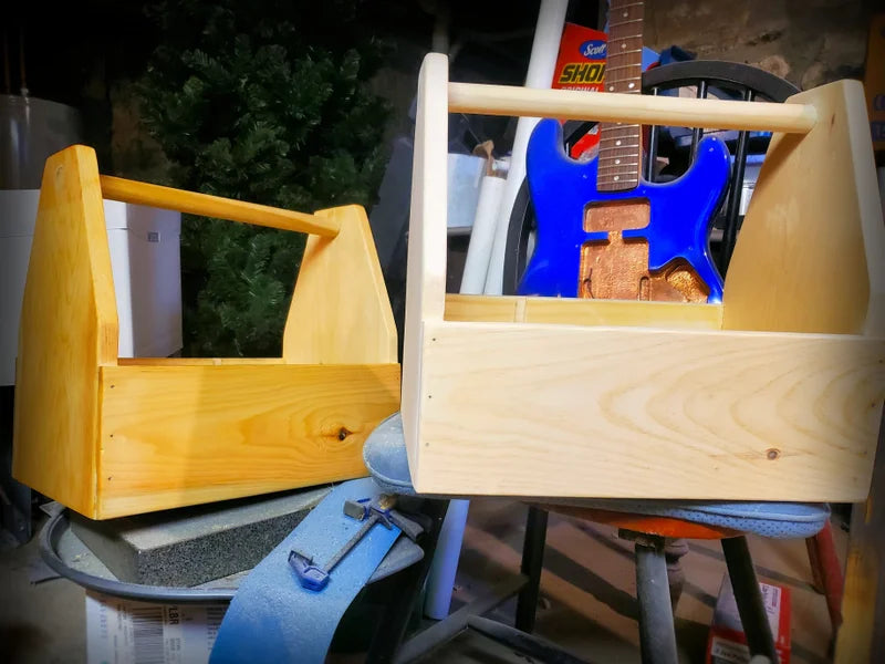 Handcrafted Grooming Tote by Wahbees Woodworking