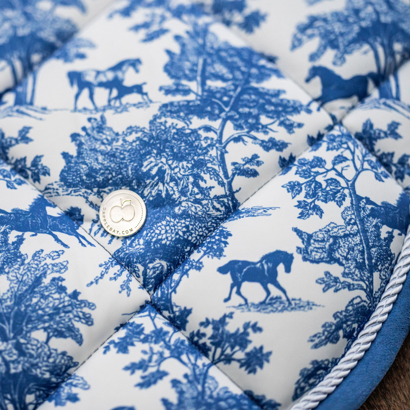 Equestrian Toile Jump Saddle Pad ~ LIMITED EDITION by Dapplebay